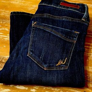 Express “Barely Boot” jeans.